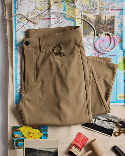 Free Fly Men's Passage 5 Pocket Pant in Dark Khaki