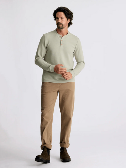 Free Fly Waffle Longsleeve Henley - Men's