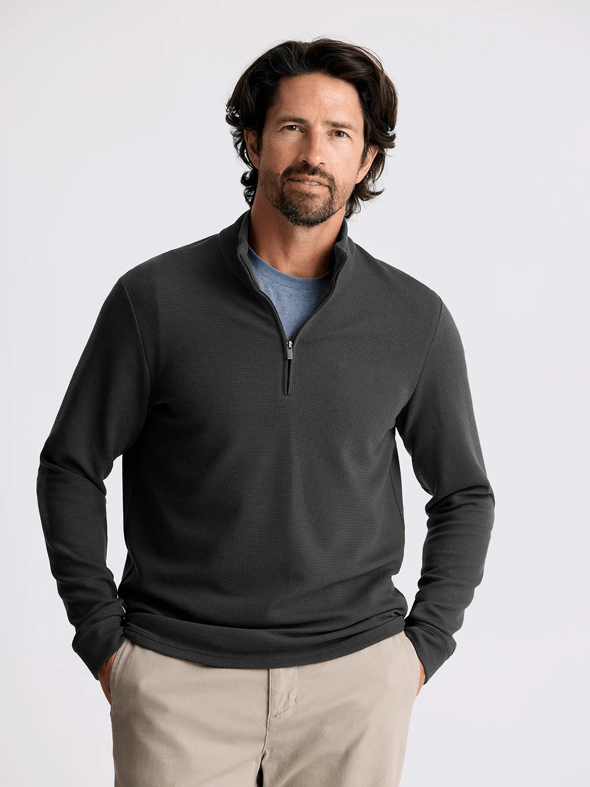 Free Fly Waffle Quarter Zip - Men's