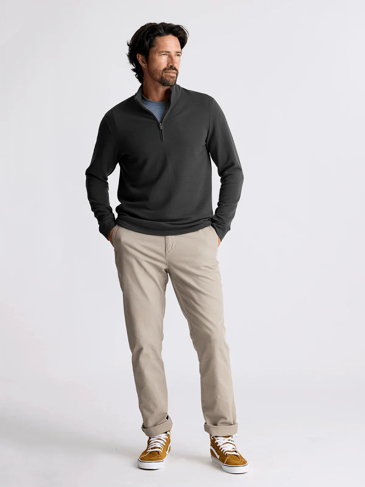 Free Fly Waffle Quarter Zip - Men's