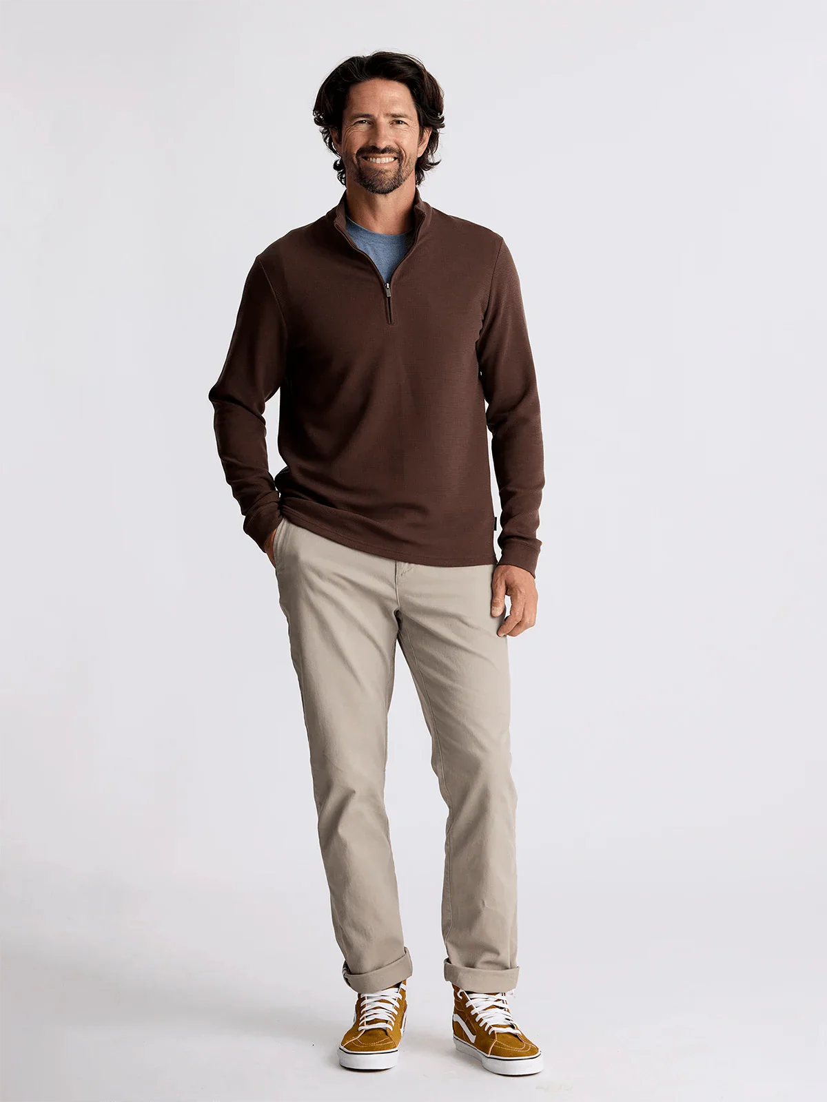 Free Fly Waffle Quarter Zip - Men's
