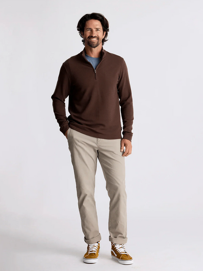 Free Fly Waffle Quarter Zip - Men's