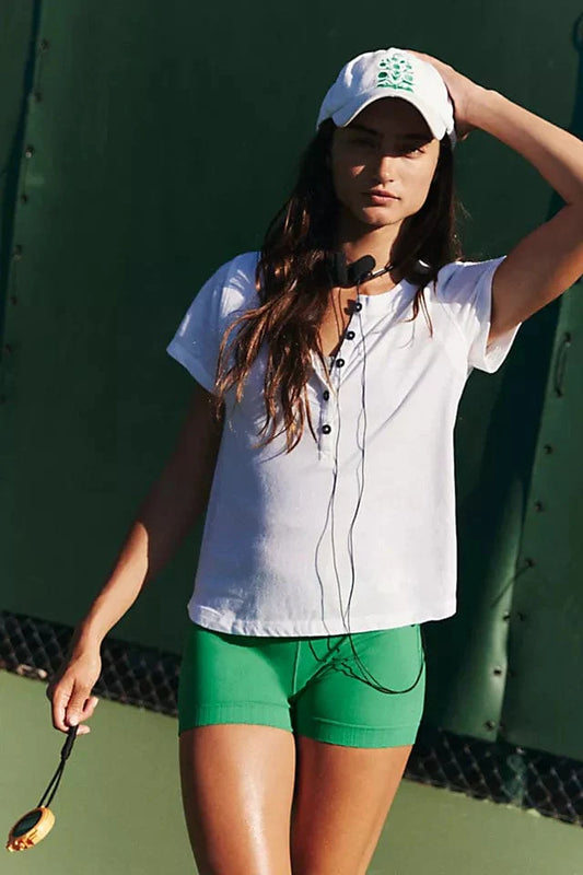 Free People Movement Home Run Henley Shirt - Women's
