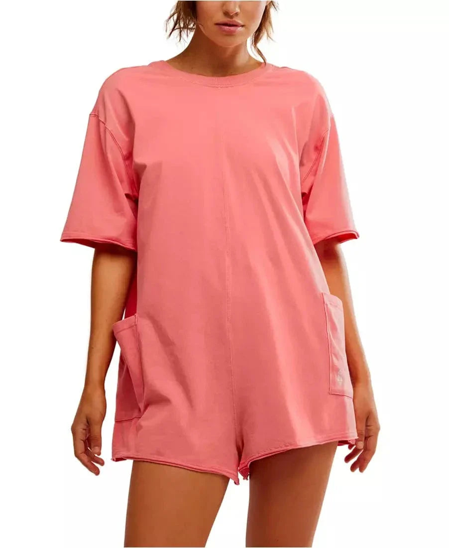 Free People Movement Hot Shot Tee Romper Coddy