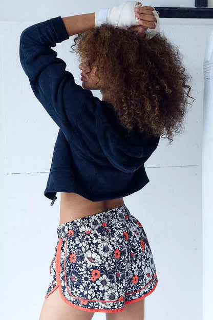 Free People Movement Varsity Blues Short Print - Women's