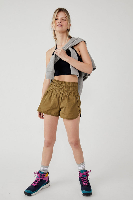 Free People Movement The Way Home Short in Army - Women's