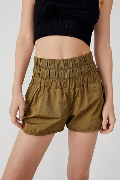Free People Movement The Way Home Short in Army - Women's