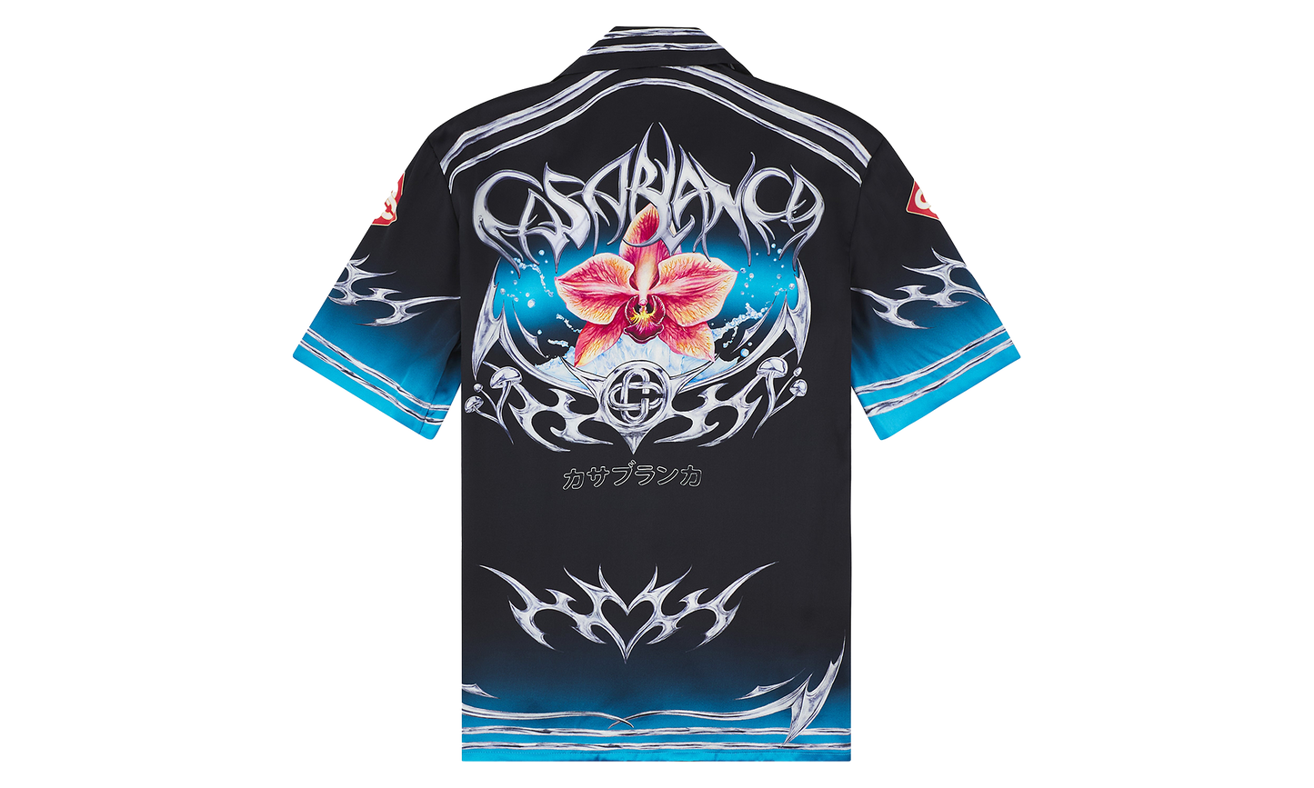 Blades Silk Shirt "Black"