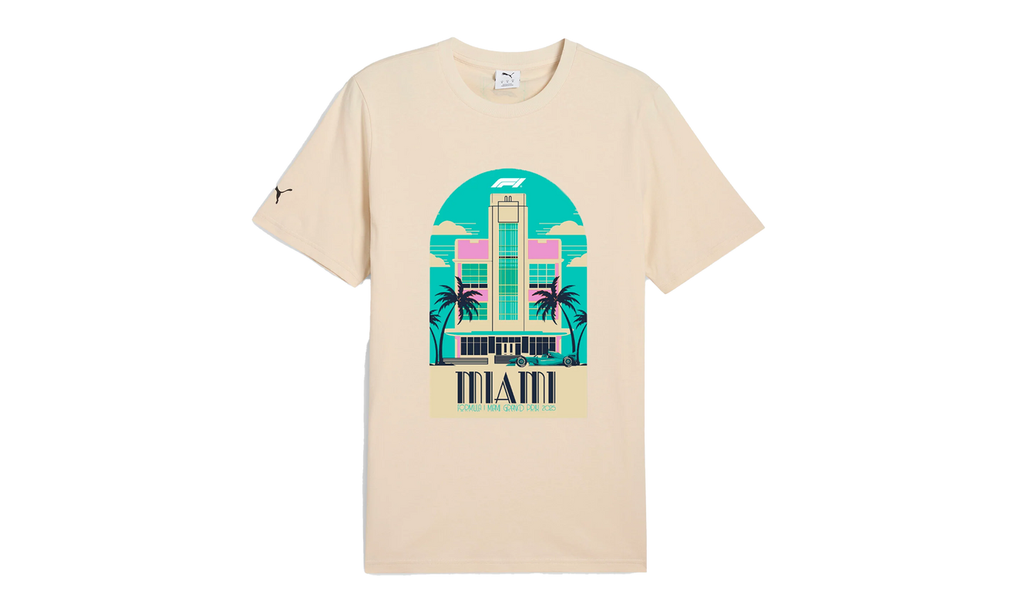 F1 MIAMI TEE "White"