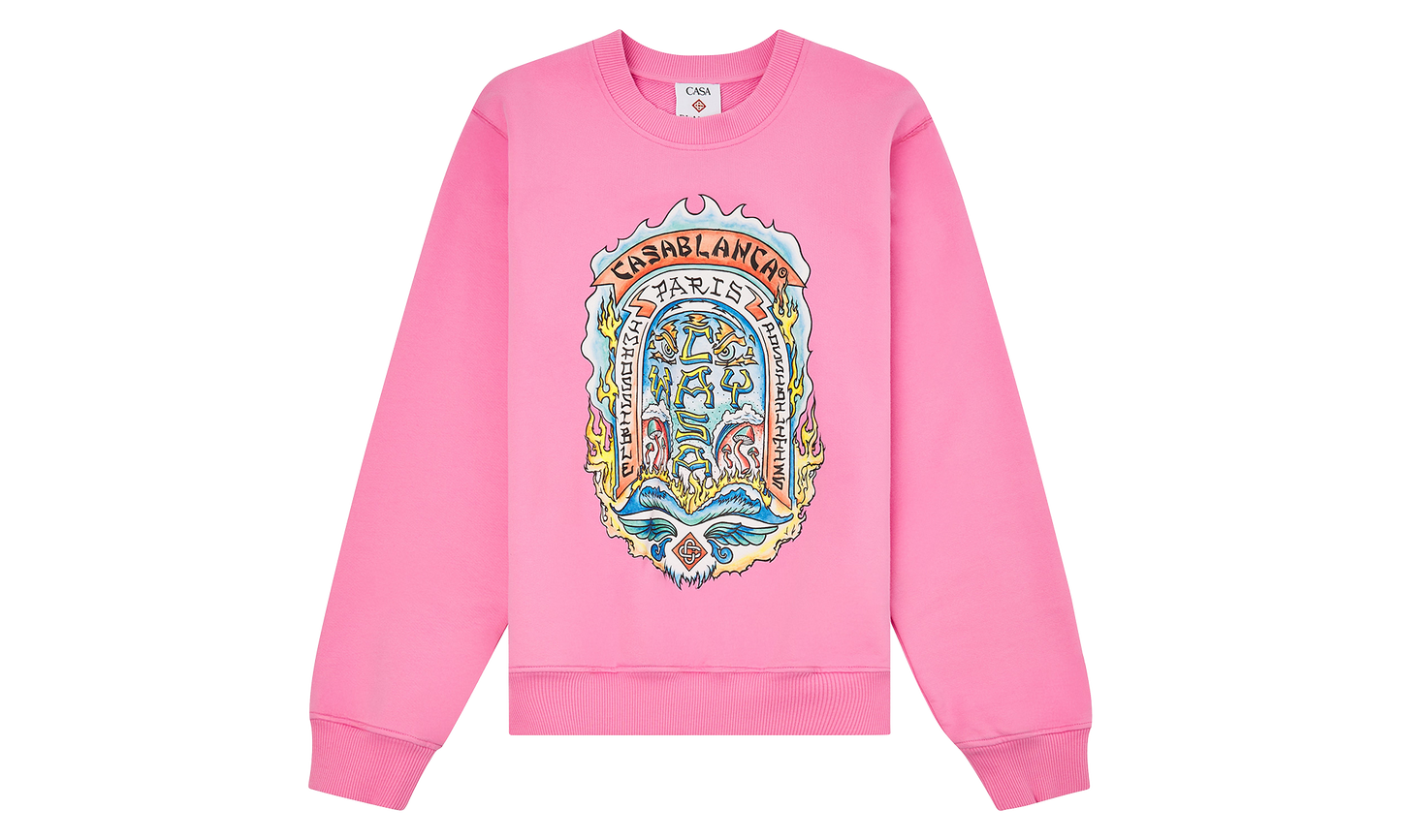 Casa Way Skate Sweatshirt "Pink"