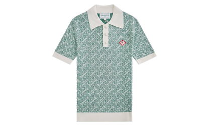 Column Monogram Polo Shirt "Green"