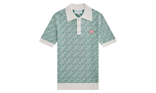 Column Monogram Polo Shirt "Green"