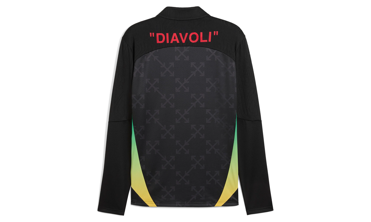 ACM X OFF-WHITE PREMATCH 1/4-ZIP Long Sleeve TOP "Black"