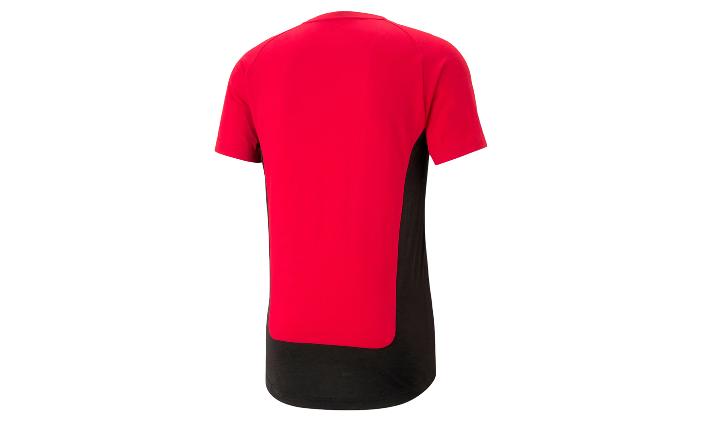 AC MILAN EVOSTRIPE TEE "Red"