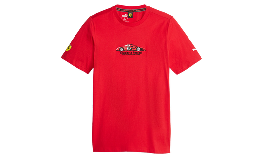 FERRARI RACE GRAPHIC TEE 1 "Red"