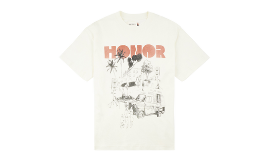 Block Party Tee "Bone"