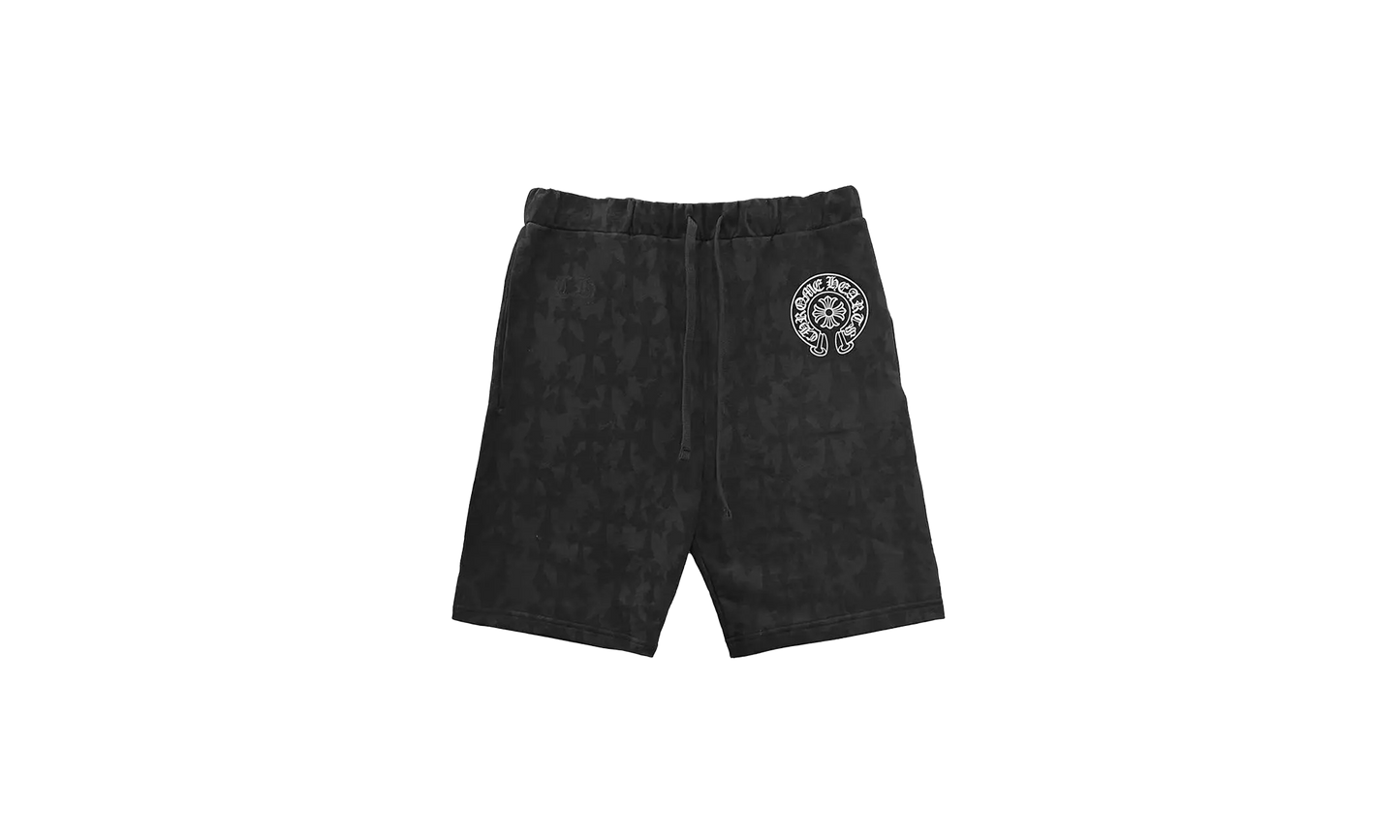Cemetery Cross Sweatshorts "Black"