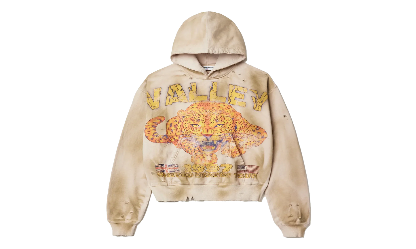Cheetah Pullover Hoodie "Tan"