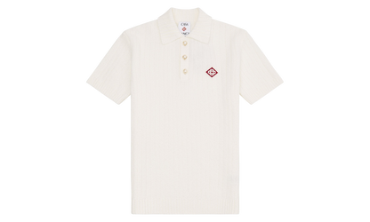 Boucle Polo Shirt "White"