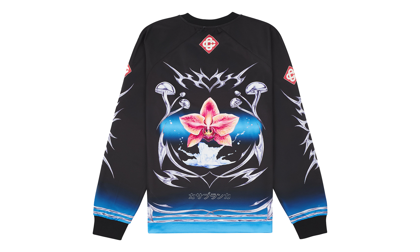 Blades L/S Football Tee "Black"