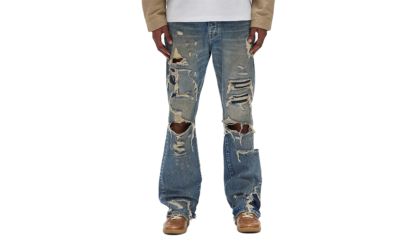 Dirty Repair Blowout Denim "Blue"