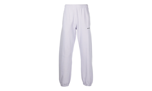 Caravag Diag Slim Sweatpant "White"