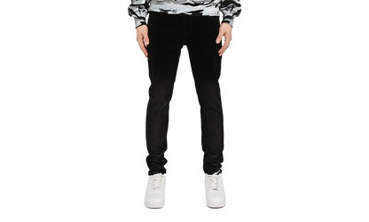 Flock Dipped "Black - Skinny Fit"
