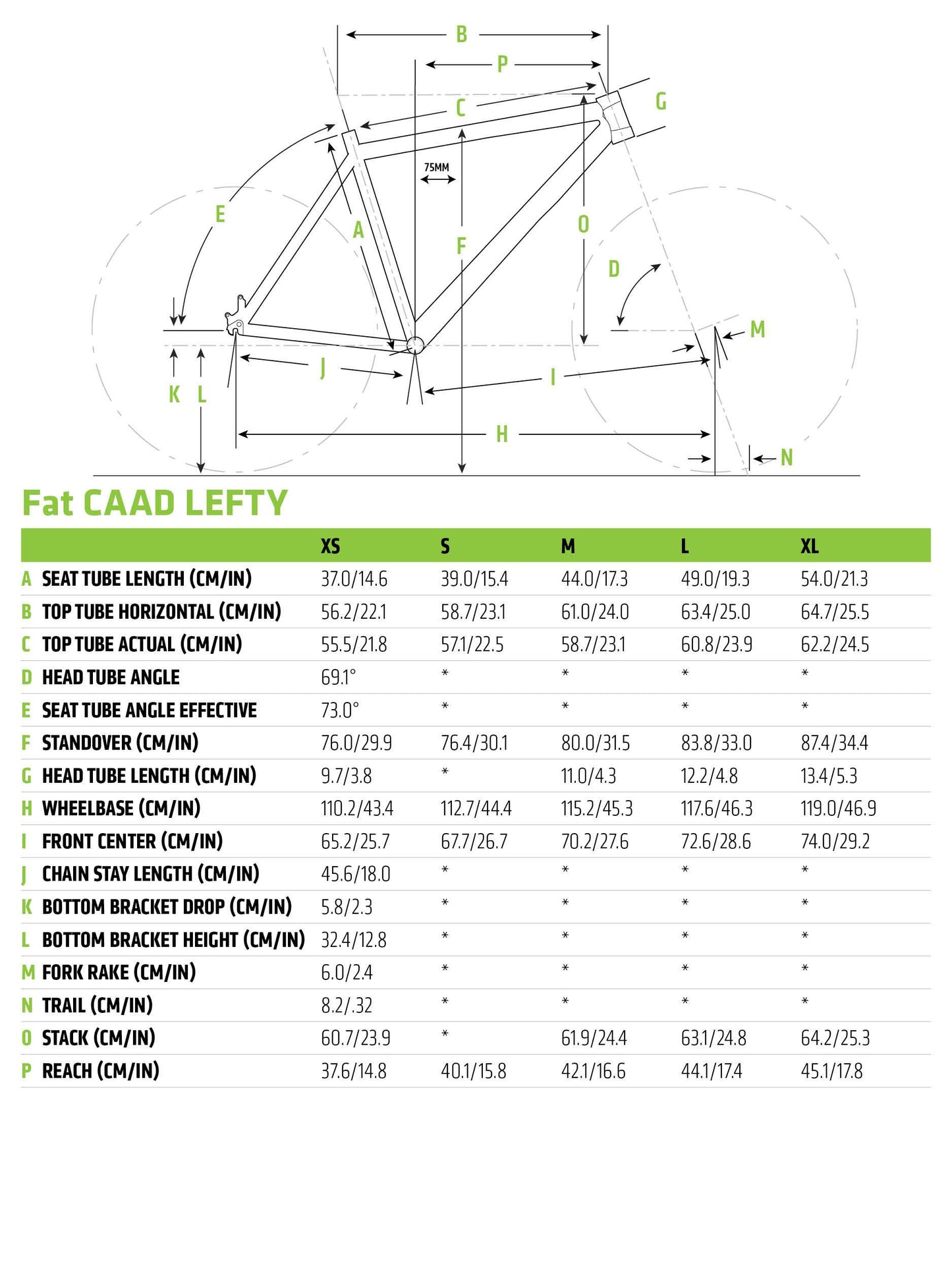 Cannondale Fat CAAD 1 Mountain Bike 2019