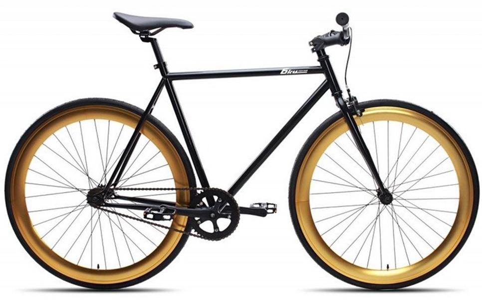 6KU Fixie SingleSpeed Bike Shelby Black