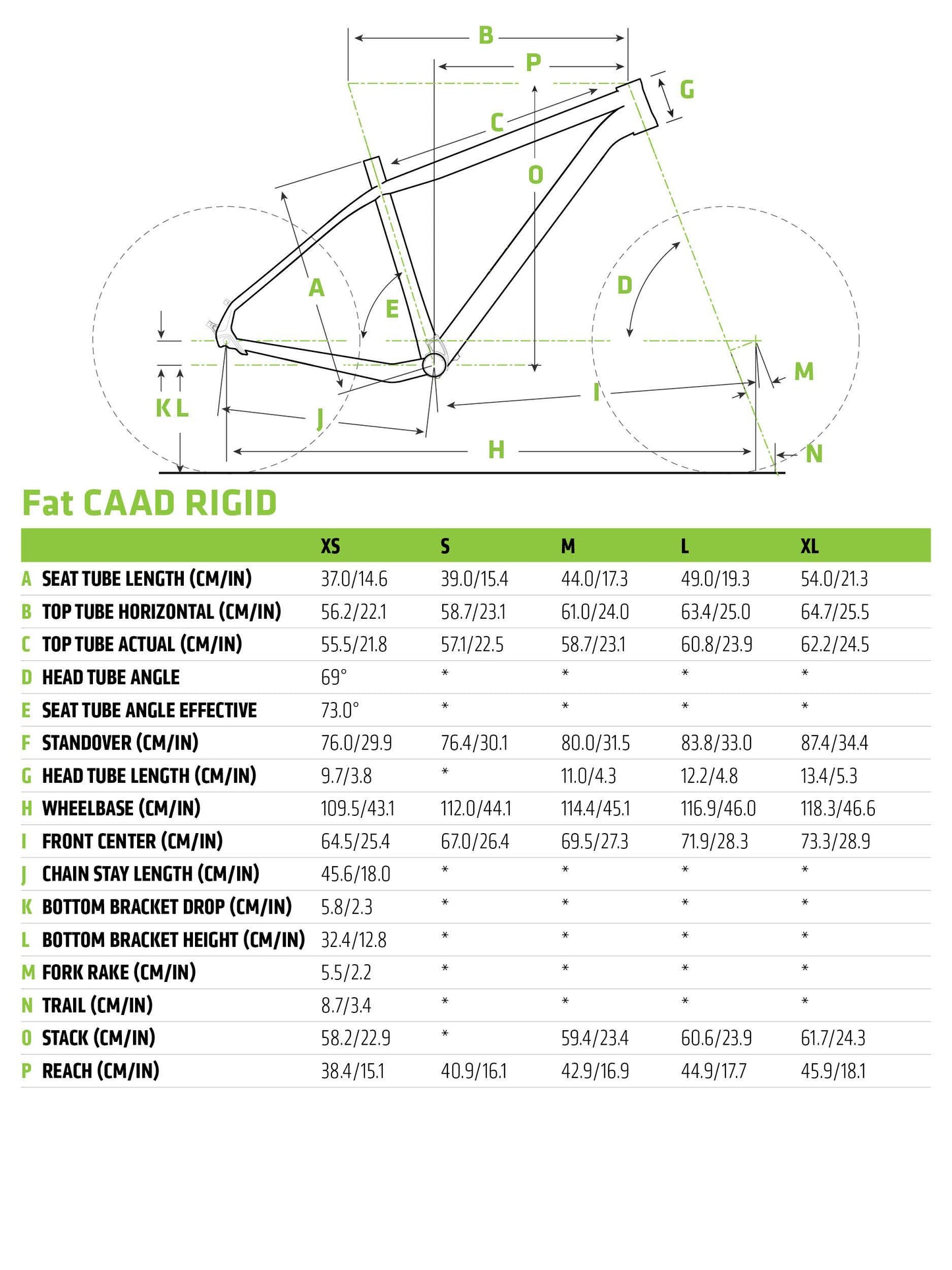 Cannondale Fat CAAD 2 Mountain Bike 2019