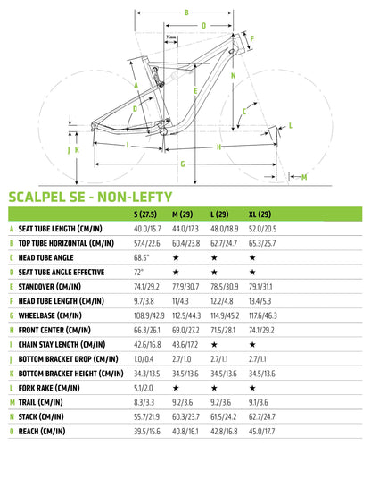 Cannondale Scalpel-Si Carbon SE Mountain Bike 2019