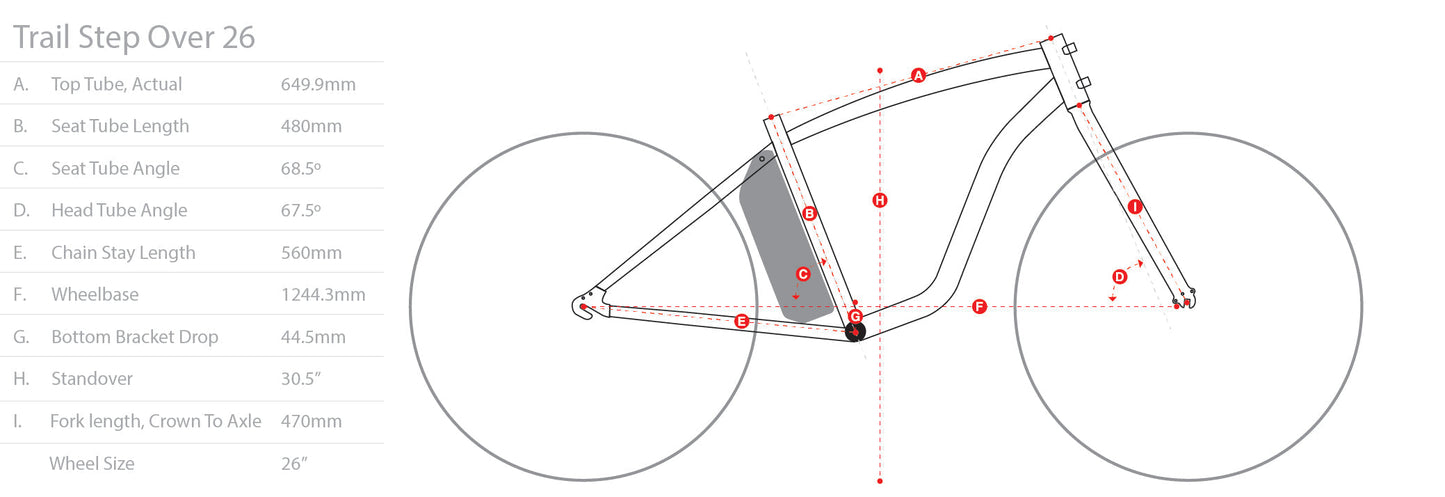 Found Trail Step Over Electric Beach Cruiser