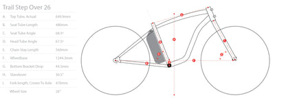 Found Trail Step Over Electric Beach Cruiser