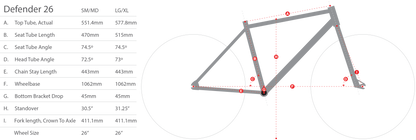 Crew Bike Co Defender 26" Fixed Gear Single Speed Bike
