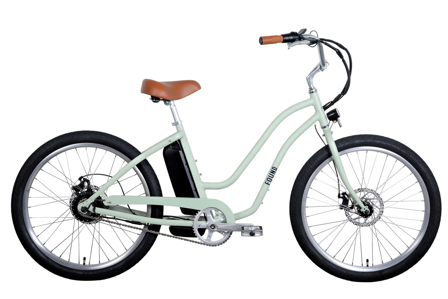 Found Classic Step Thru Electric Beach Cruiser