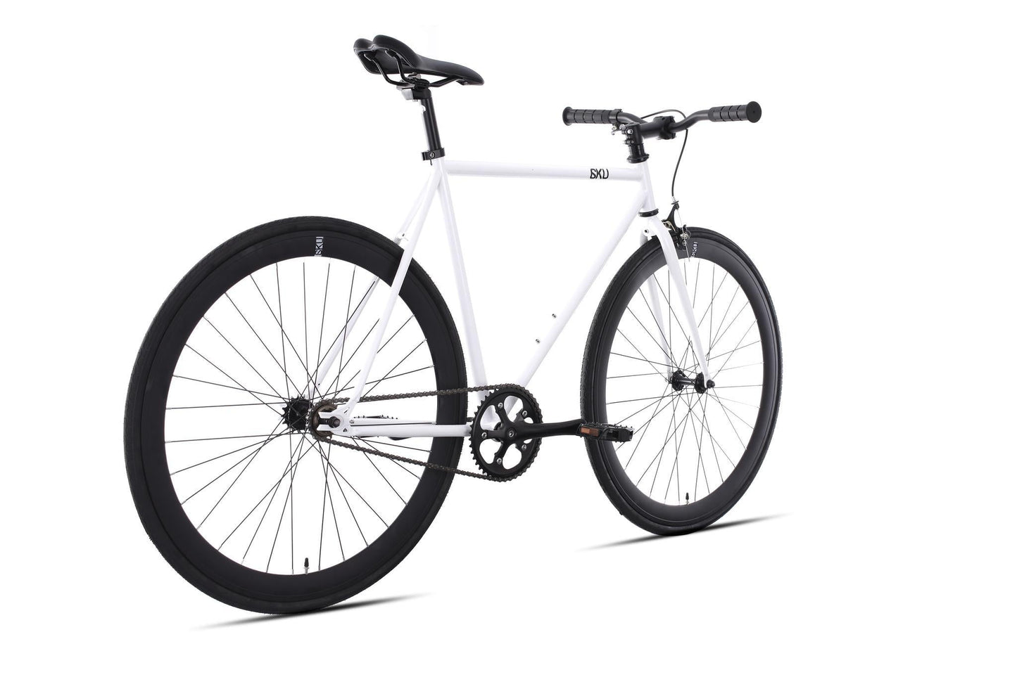 6KU Fixie SingleSpeed Bike Evian2 White