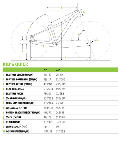 Cannondale Quick 24" Boys Bike 2019