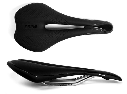 Crew Bike Co Race Saddle w/ CrN/Ti Rails
