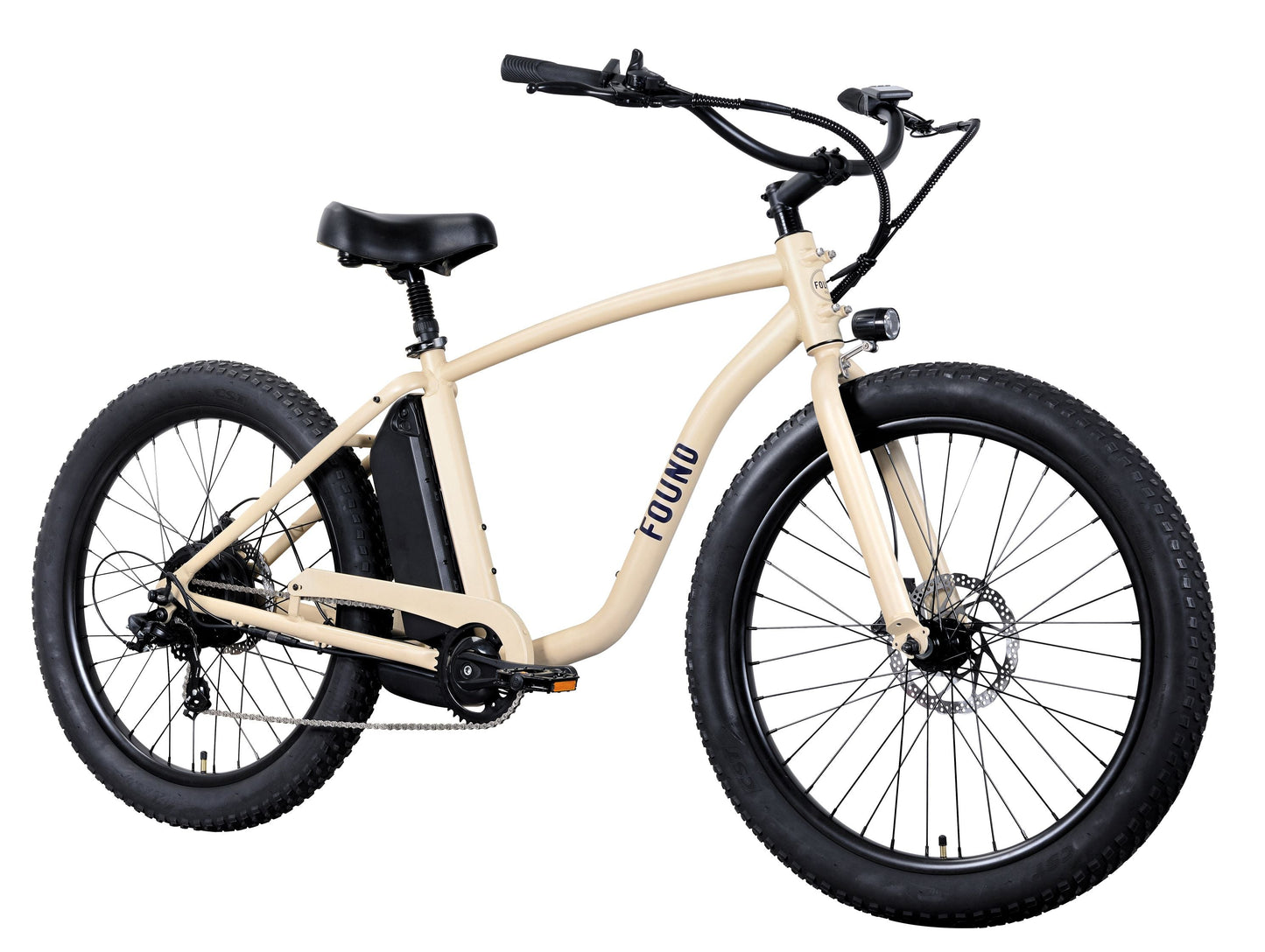 Found Trail Step Over Electric Beach Cruiser