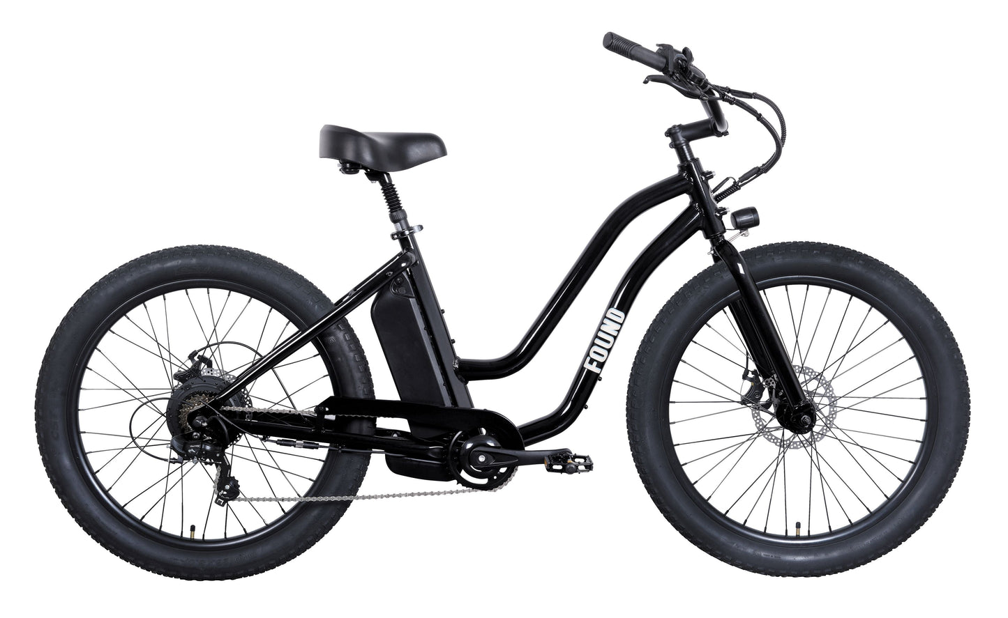 Found Trail Step Thru Electric Beach Cruiser
