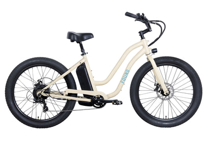 Found Trail Step Thru Electric Beach Cruiser