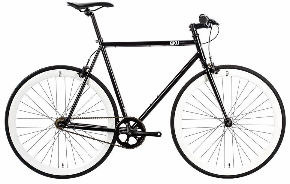 6KU Fixie SingleSpeed Bike Shelby Black