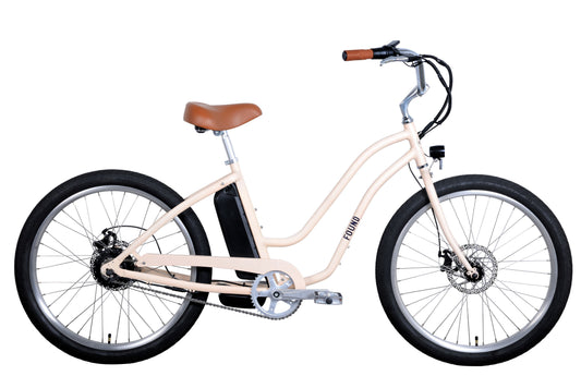 Found Classic Step Thru Electric Beach Cruiser