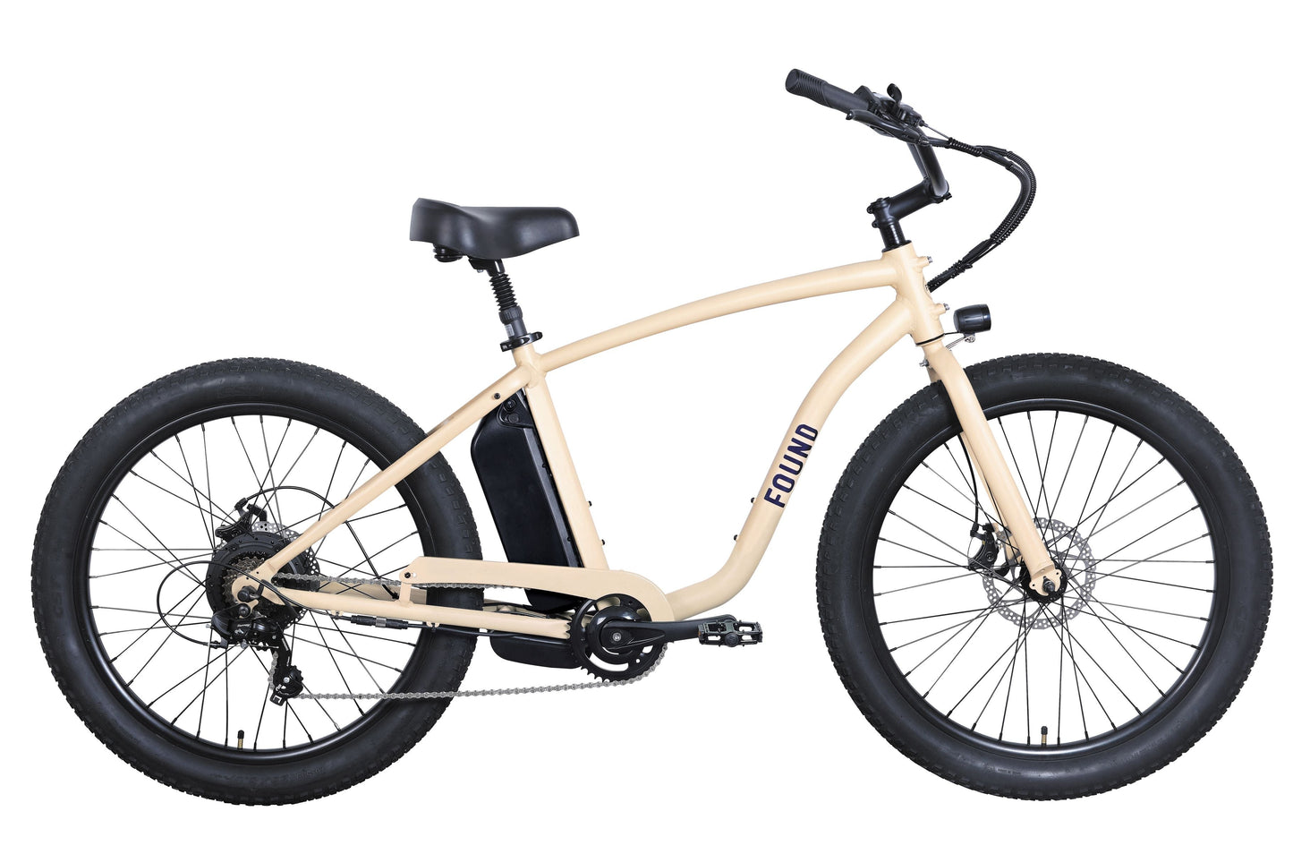 Found Trail Step Over Electric Beach Cruiser
