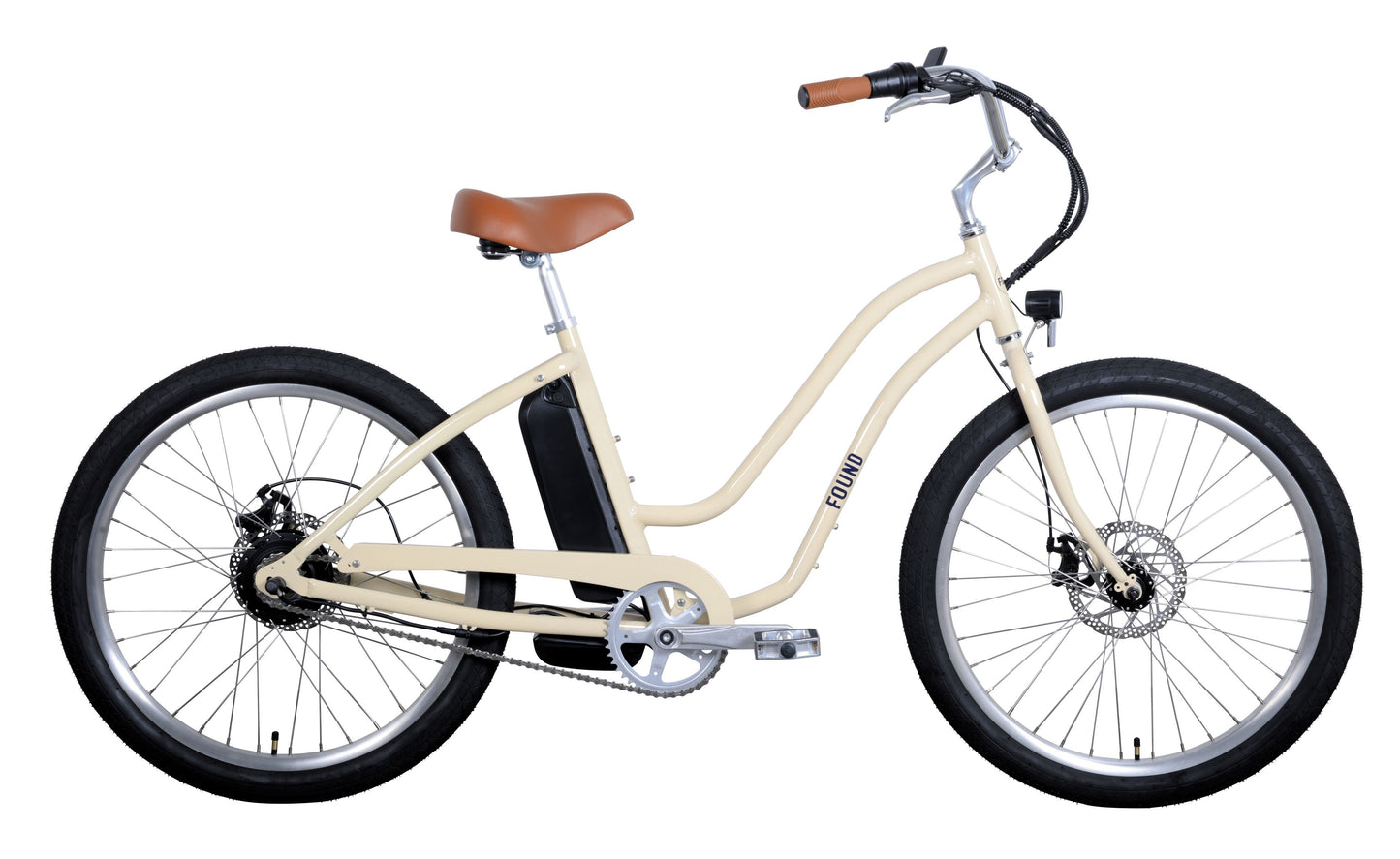 Found Classic Step Thru Electric Beach Cruiser