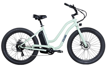 Found Trail Step Thru Electric Beach Cruiser