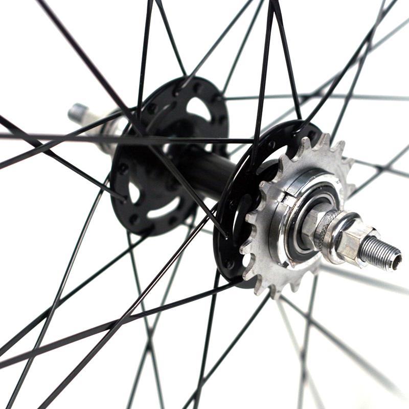 Crew Redux Black Aero Track Wheelset