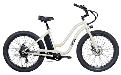 Found Trail Step Thru Electric Beach Cruiser