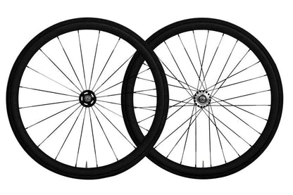 Crew Redux Black Aero Track Wheelset