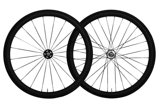 Crew Redux Black Aero Track Wheelset